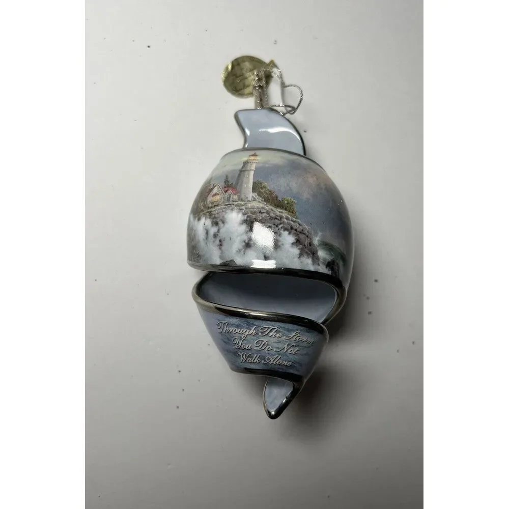 Thomas Kinkade Clearing Storms Shoreline Splendors‎ Spiral Ornament 2002 SALE‼️